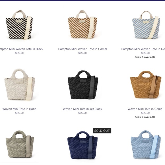 Parker & Hyde Rasberry Mini Woven Crossbody Bag with Matching Pouch. Retail $125 - Picture 2 of 11